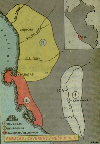 Ubicación geográfica de la cultura Paracas